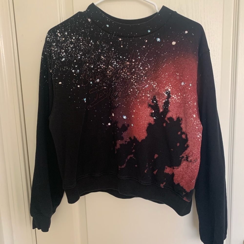 All saints cropped sweatshirt